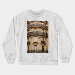 Parisian Building Facades - 1 © Crewneck Sweatshirt